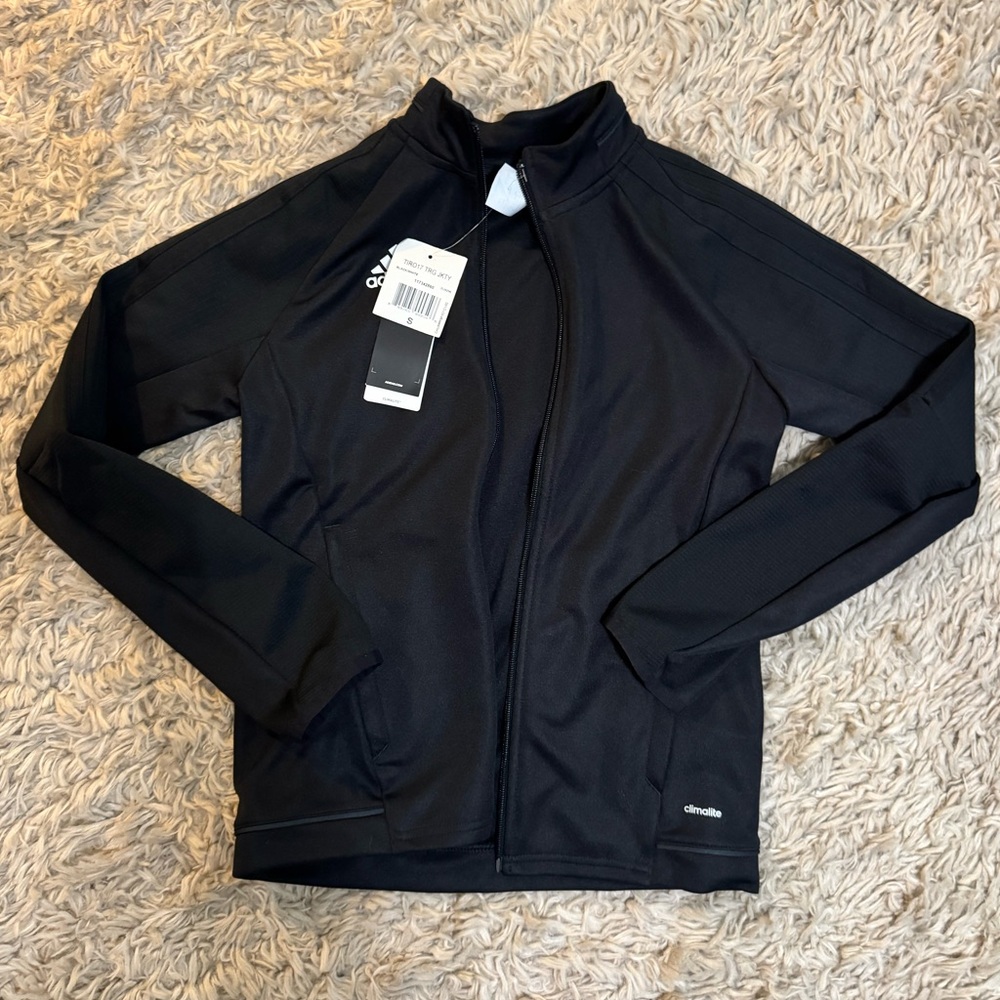 Youth Adidas Black Climalite Jacket